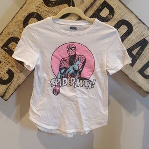 Marvel Junior size Small 3/5 spider man tee.